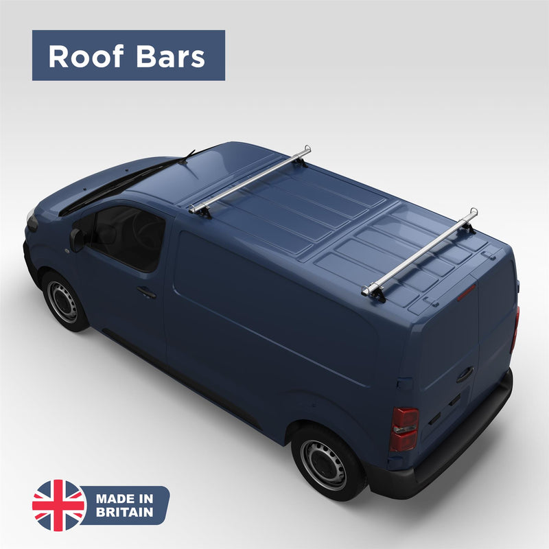 Vauxhall Vivaro (2019-) - 2 Roof Bars & Roller