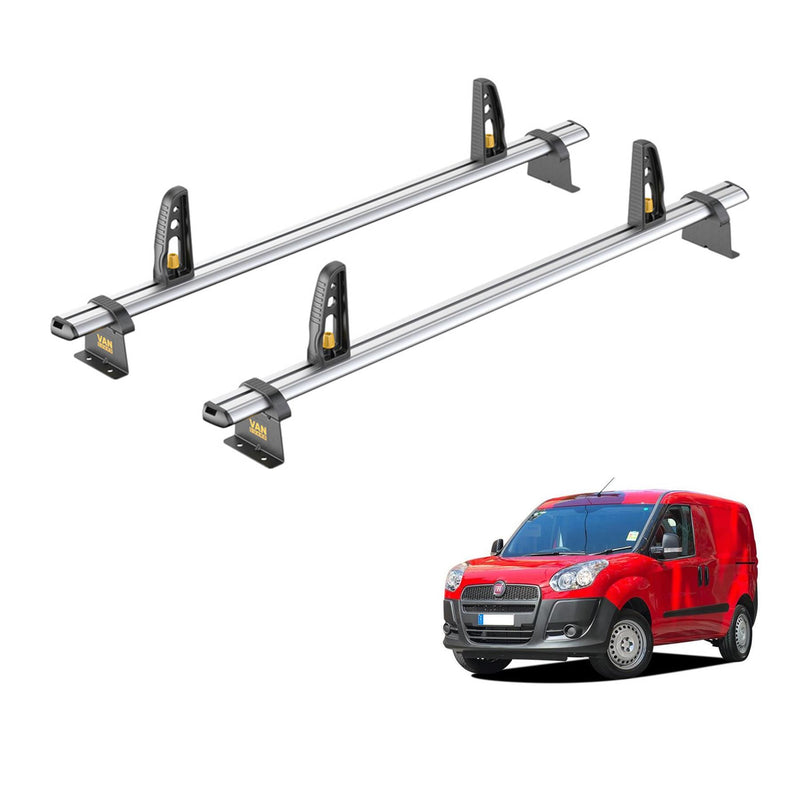 Fiat Doblo (2010-2022) - 2 Van Guard Ultibar Plus Roof Bars