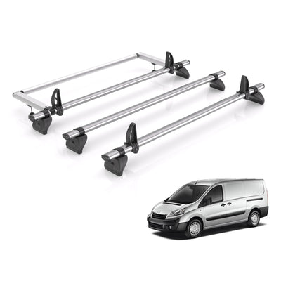 Peugeot Expert (2007-2016) - Rhino Kammbar Fleet Roof Bars