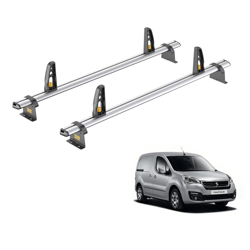 Peugeot Partner (2008-2018) - 2 Van Guard Ultibar Plus Roof Bars