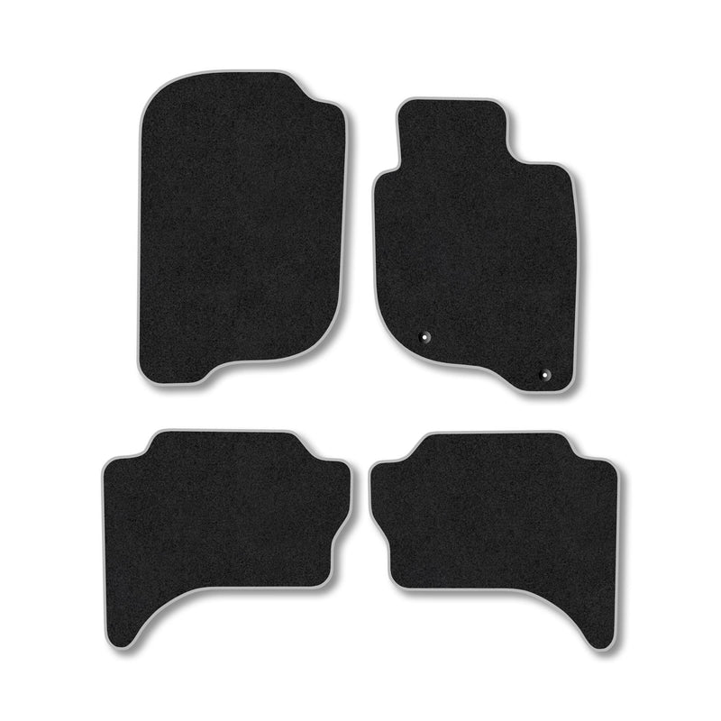 Fiat Fullback (2016+) [Double Cab] [Rear Heater] Carpet Floor Mats