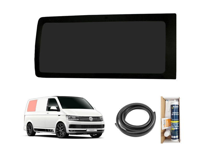 Right Hand Rear Quarter Tinted Fixed Window for VW Transporter T5 (03-15) [LWB]