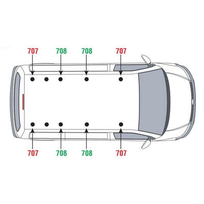 VW Transporter (2015-2024) - Van Guard Ulti Roof Rack