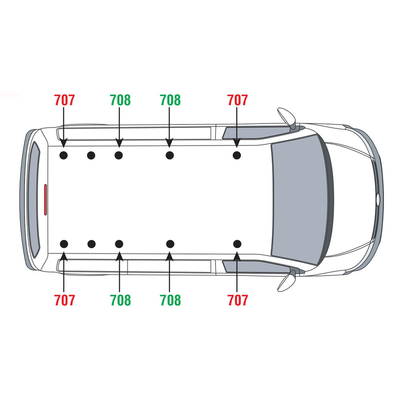 VW Transporter (2015-2024) - Van Guard Ulti Roof Rack