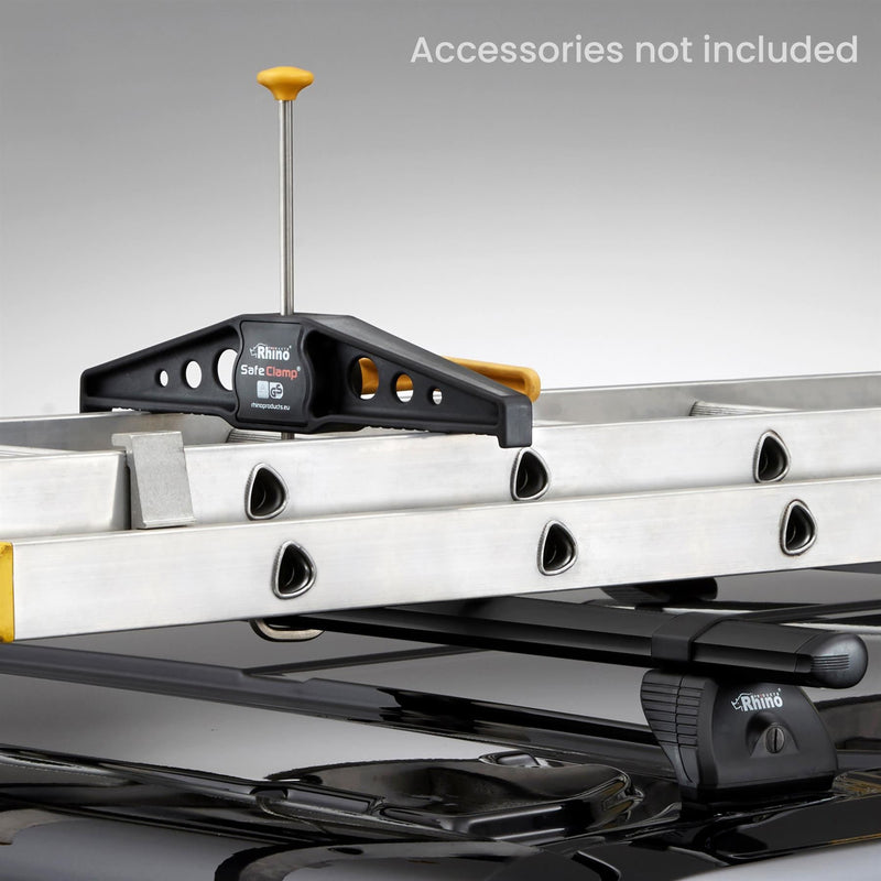 Ford Transit (2024-) Connect - 2 Rhino Kammbar Black Roof Bars (Aluminium)