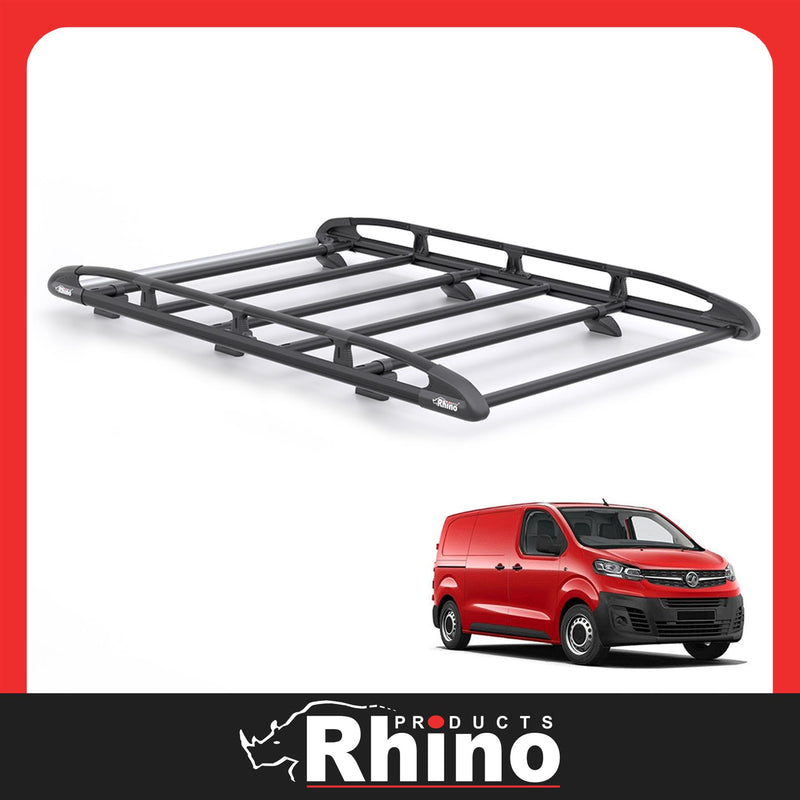 Vauxhall Vivaro (2019-) - Rhino KammRack Black Roof Rack