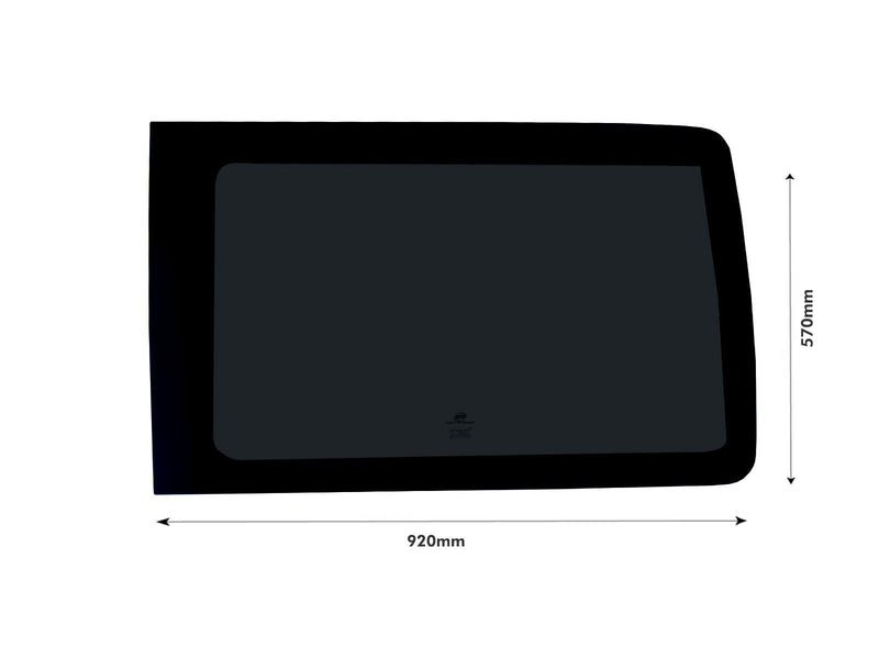 Left Hand Rear Quarter Tinted Fixed Window for VW Transporter T5 (03-15) [SWB]