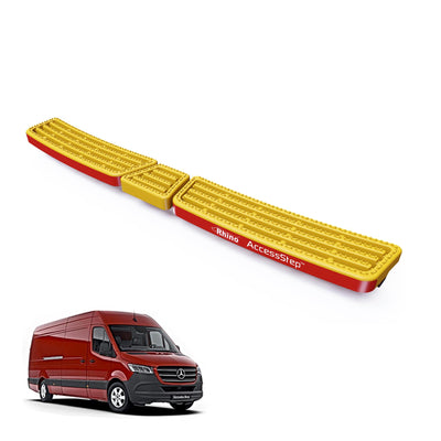 Mercedes Sprinter (2018-) Yellow Triple AccessStep - No Reverse Sensors