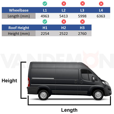 Citroen Relay (2006-) - Van Guard Ulti Roof Rack