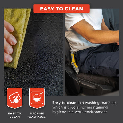 Vauxhall Vivaro (2001-2014) - Tailored Rear Bench Seat Covers in Black (Crew Cab)