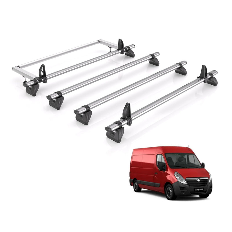 Vauxhall Movano (2010-2020) - Rhino Kammbar Fleet Roof Bars
