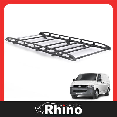 VW Transporter (2003-2015) - Rhino KammRack Black Roof Rack