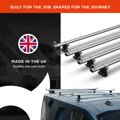 Vauxhall Combo (2012-2018) - 2 Roof Bars & Roller