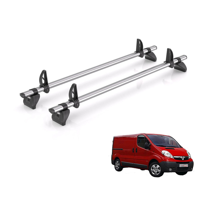 Vauxhall Vivaro Roof Rack Fits 2001-2014 Models 2x Roof Bars Rhino Kammbar Fleet