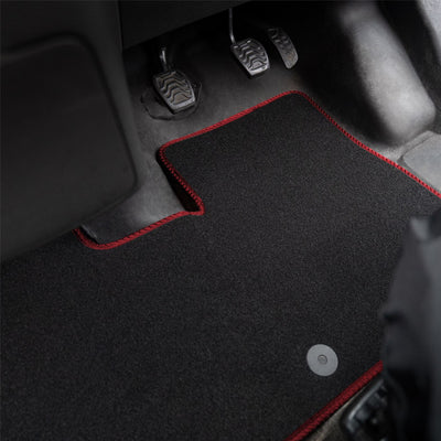 Citroen Berlingo Multispace (1996-2008) Carpet Floor Mat Red Trim