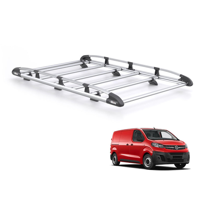 Vauxhall Vivaro Roof Rack for 2019+ SWB (L1) [Tailgate] Rhino KammRack