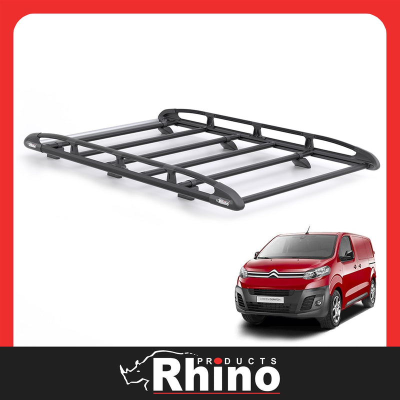 Citroen Dispatch (2016-) - Rhino KammRack Black Roof Rack