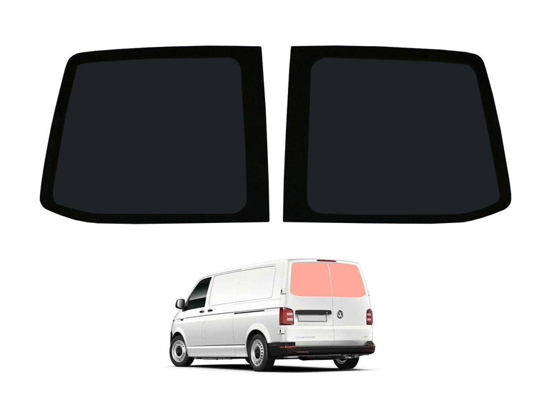 VW Transporter T6 (2015-2022) Rear Barn Door Window Privacy Camper Glass