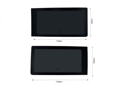 VD Glass - Volkswagen T6 2015-2022 - Lh Side Fixed + Rh Side Fixed Tint Kit