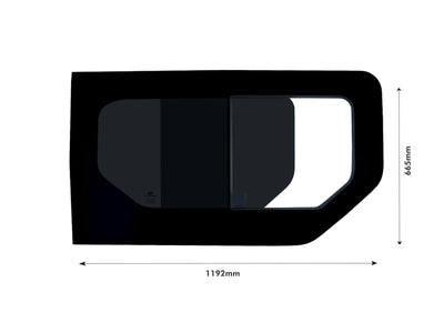 Vauxhall Vivaro 2002-2014 - Right Hand Side Open Tint Fitting Kit