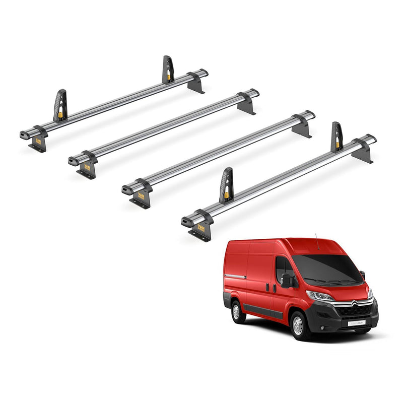 Citroen Relay Roof Rack for 2006+ L3 Wheelbase 2x Bars Van Guard UltiBar Trade