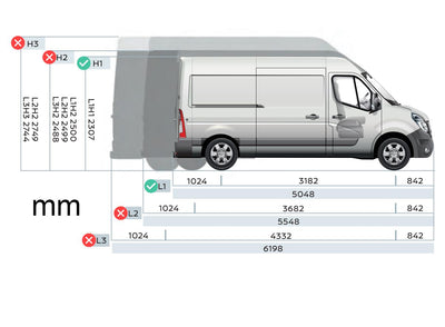 Nissan NV400 (2010-2021) - Van Guard Ulti Roof Rack