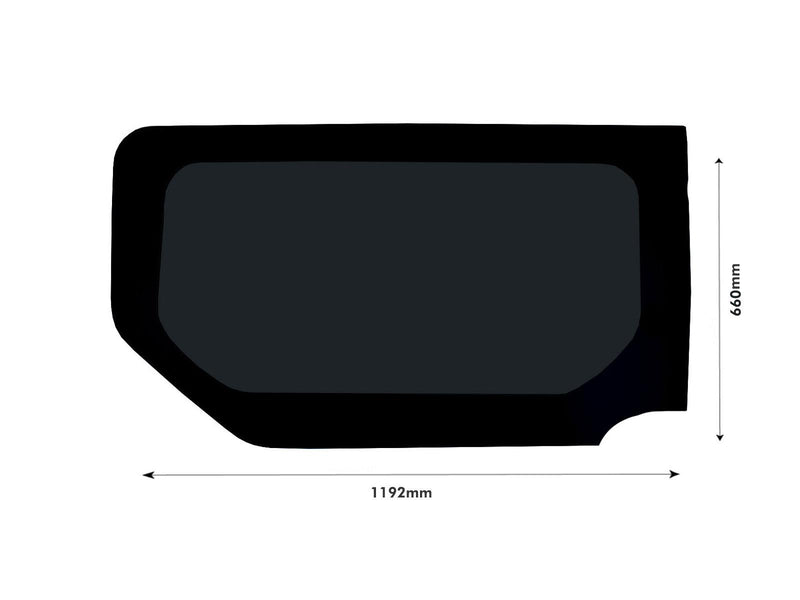 Renault Trafic 2001-2014 - Lh Side Fixed Tint Fitting Kit