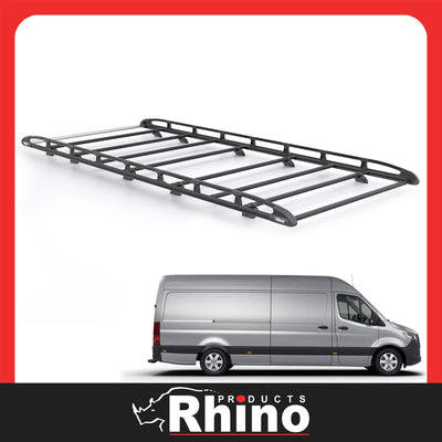Mercedes Sprinter (2018-) - Rhino KammRack Black Roof Rack