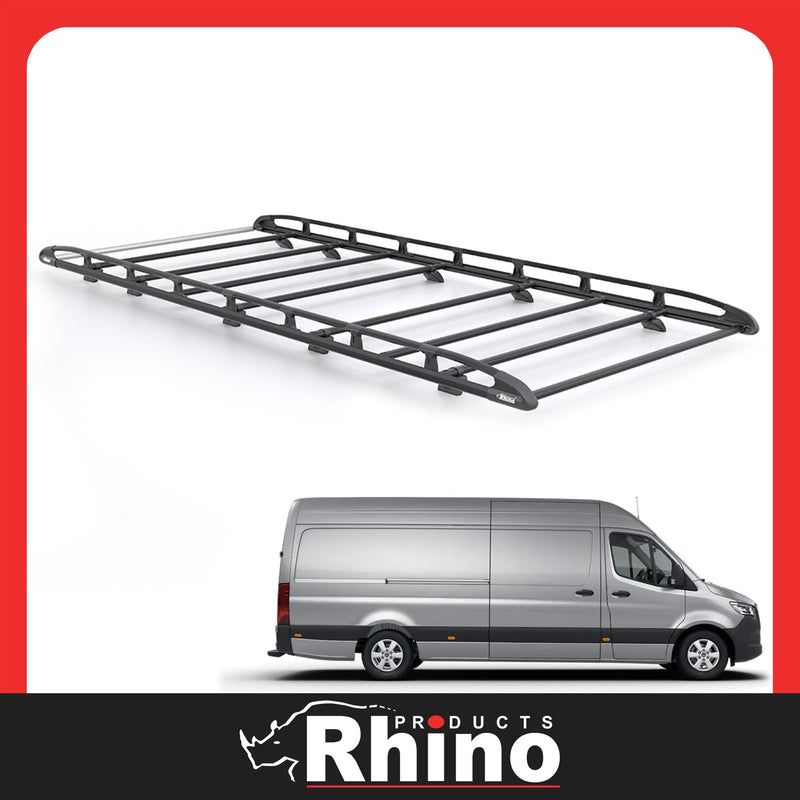 Mercedes Sprinter (2018-) - Rhino KammRack Black Roof Rack
