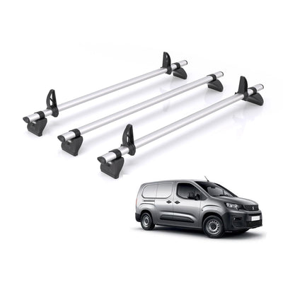 Peugeot Partner (2018 onwards) - Rhino Kammbar Pro Roof Bars