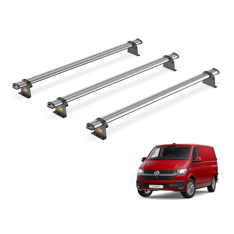 VW Transporter (2015-2024) - 3 Van Guard Ultibar Trade Roof Bars