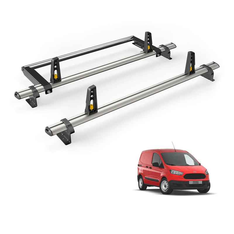 Ford Transit Courier Roof Rack for 2014-24 [L1] 2 Bars & Roller Van Guard Plus