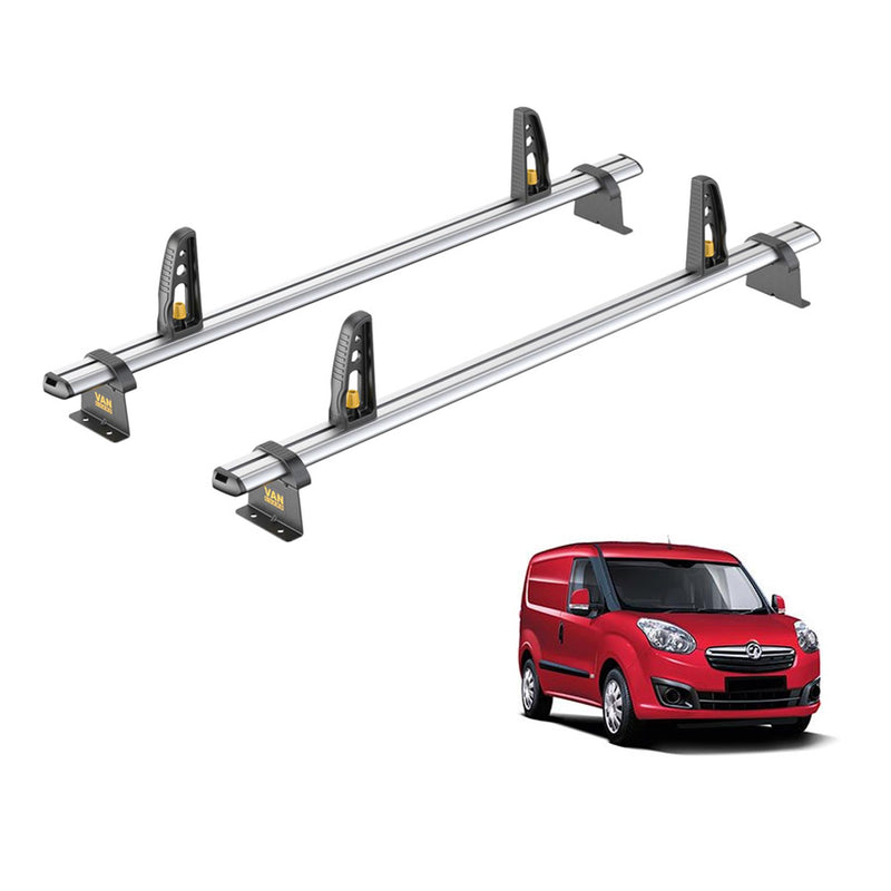 Vauxhall Combo (2012-2018) - 2 Van Guard Ultibar Plus Roof Bars
