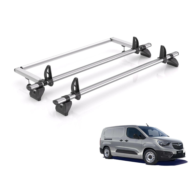 Vauxhall Combo (2018 onwards) - Rhino Kammbar Fleet Roof Bars