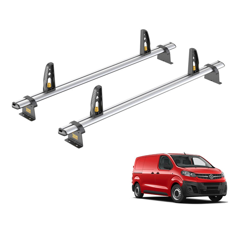 Vauxhall Vivaro (2019-) - 2 Van Guard Ultibar Plus Roof Bars