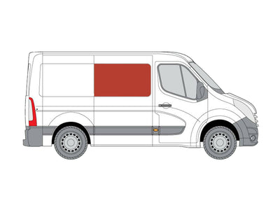 Renault Master 2010-2024- Rh Side Fixed Tint