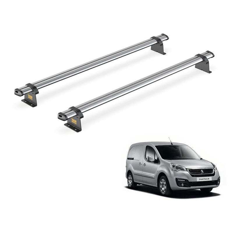 Peugeot Partner (2008-2018) - 2 Van Guard Ultibar Trade Roof Bars
