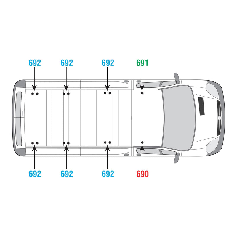 Vauxhall Vivaro (2001-2014) - Van Guard Ulti Roof Rack