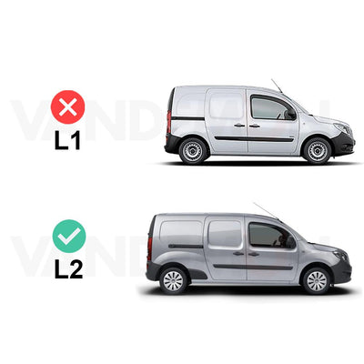 Van Guard Ulti Bar Trade 3 Bars Roof Rack For The Nissan Nv250 2019-2021