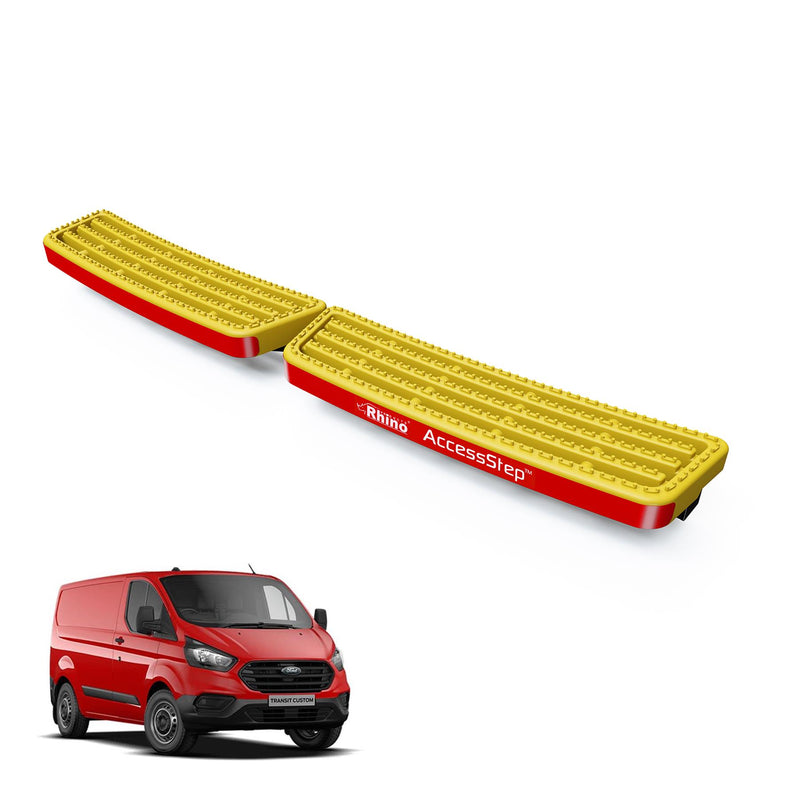 Ford Transit Custom Yellow Twin AccessStep - With Reverse Sensors