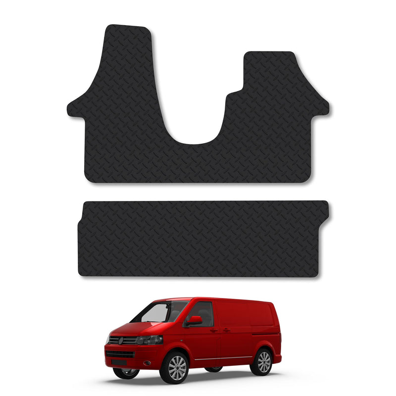 VW Transporter T5 (2003-2015) [Kombi] [Double Seat] [Single Sliding Door] Floor Mat