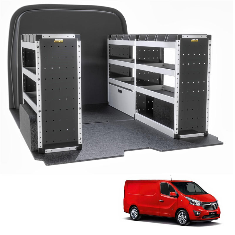 Vauxhall Vivaro Van Guard Racking - Driver + Passenger Side [Silver Pack]