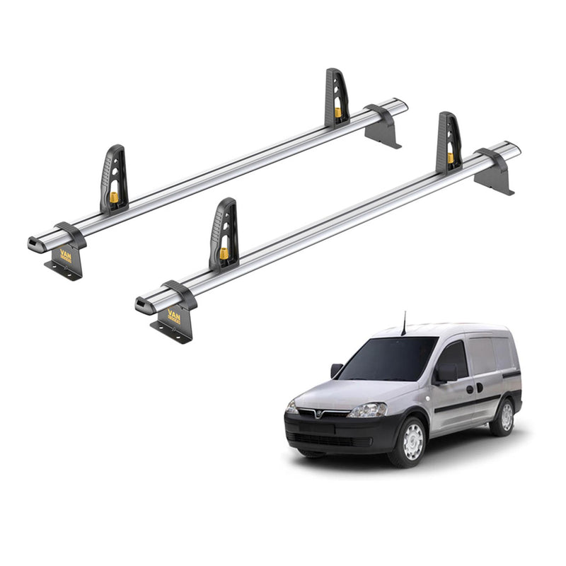 Vauxhall Combo (2001-2011) - 2 Van Guard Ultibar Plus Roof Bars