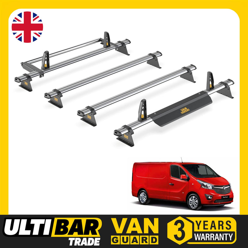 Van Guard Ulti Bar Trade + LS 4 Bars And Roller Bundle For Vauxhall Vivaro (14-19)