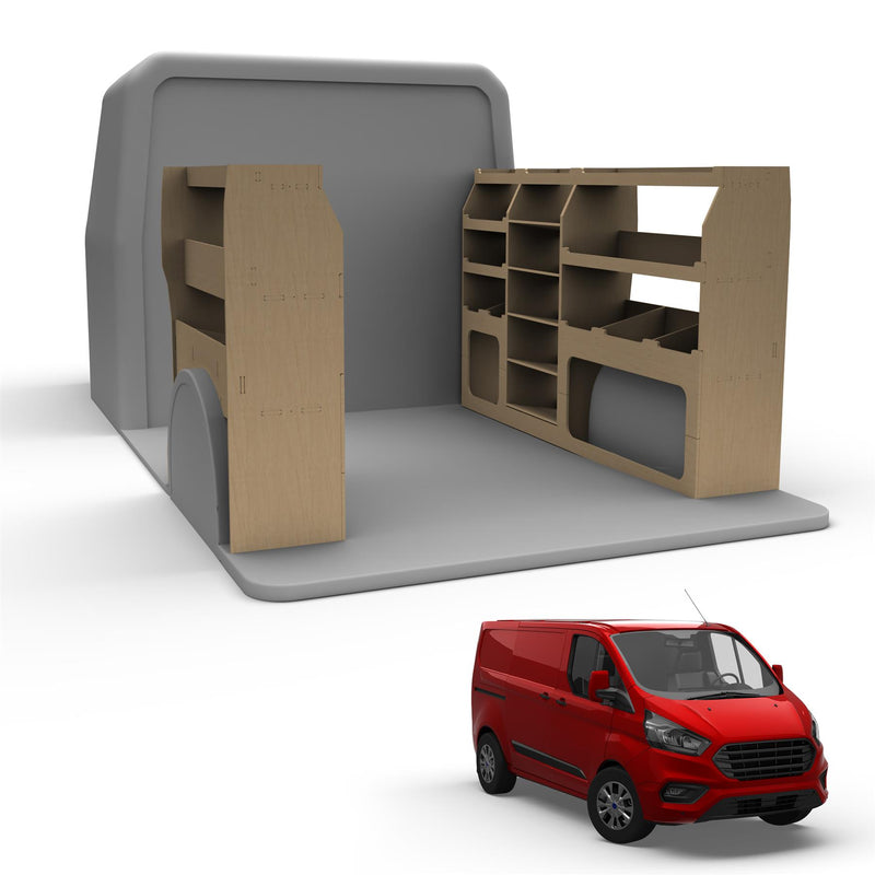 Ford Transit (2013-2024) Custom Plywood Van Racking - Both Sides