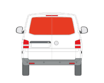 VW Transporter (T5 2003-2015) - Rear Door Black Out Curtain Kit