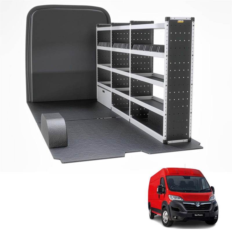 Vauxhall Movano Van Guard Racking - Driver Side [Silver Pack]