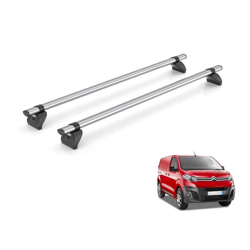 Peugeot Expert Roof Rack for 2016+ Compact Models 2x Roof Bars Kammbar Fleet