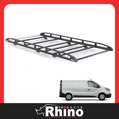 Renault Trafic (2014-) - Rhino KammRack Black Roof Rack
