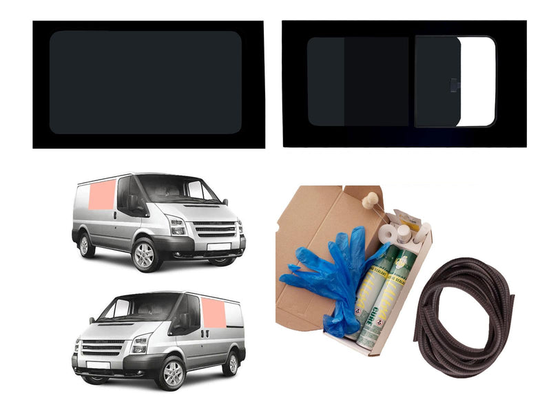 Ford Transit 2000-2014 Swb - Lh Side Fixed + Right Hand Side Open Tint Fitting Kit